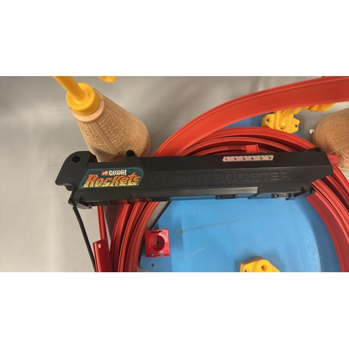 Corgi Rockets super booster car track and stands. /AN10