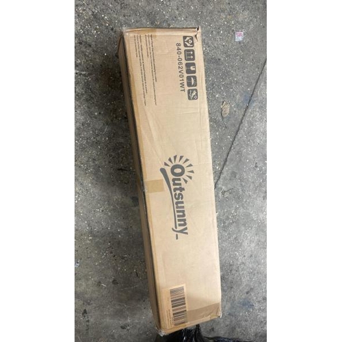 8009 - RRP: 109.99 - OUTSUNNY 6 X 3 M PARTY TENT GAZEBO MARQUEE OUTDOOR PATIO CANOPY SHELTER WITH WINDOWS A... 