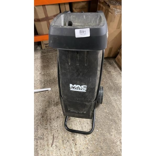 8081 - MACALLISTER MIS2400 CORDED GARDEN SHREDDER / VIEW, BID AND BUY IN THE ROOM, THEN TAKE AWAY THE SAME ... 