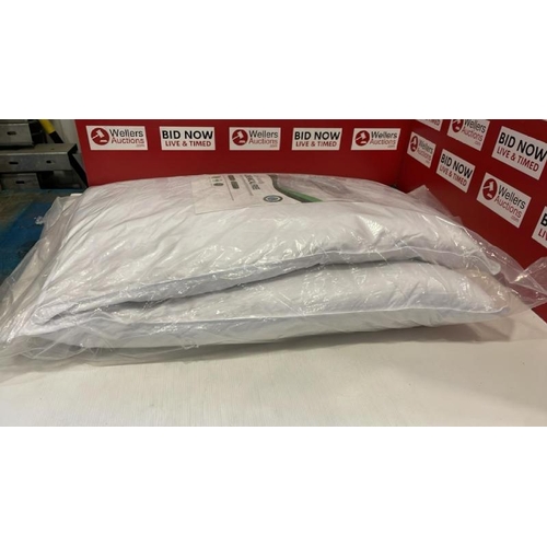 8255 - SET OF TWO ECO-FRIENDLY CHEMICAL FREE DUCK FEATHER PILLOWS / NEW / VIEW, BID AND BUY IN THE ROOM, TH... 
