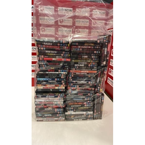 8272 - APPROX 50 MIXED DVD'S / PLEASE NOTE: ANY PURCHASES LEFT AFTER 5 WORKING DAYS MAY BE RE-SOLD TO COVER... 