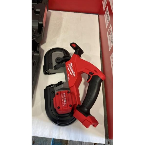 8285 - NEW MILWAUKEE FUEL BRUSHLESS BAND SAW, BODY ONLY / VIEW, BID AND BUY IN THE ROOM, THEN TAKE AWAY THE... 