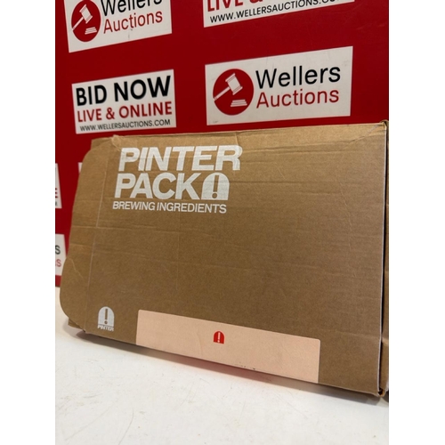 7063 - X2 PINTER PACK BREWING INGREDIENTS KIT, BLACK MAGIC HOUR, PUMPKIN SPICE STOUT AND WHOLE NINE YARDS C... 