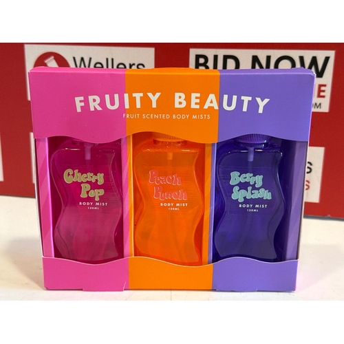 7073 - X2 NEW COSMETIC GIFT SETS INC. FRUITY BEAUTY, GLOW POP