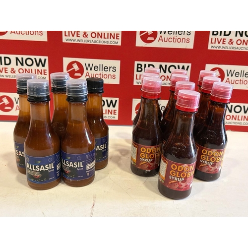 7079 - X5 ALLSASIL HERBAL ANTACID WITH ENZYME SYRUP AND X10 ODON GOBLIN SYRUP