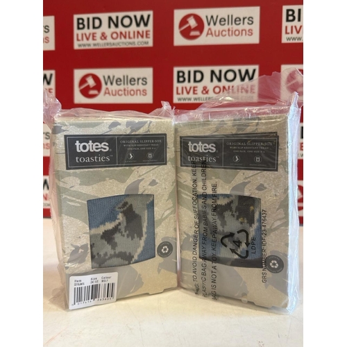 7083 - TOTES TOASTIES ORIGINAL SLIPPER SOX, ONE SIZE