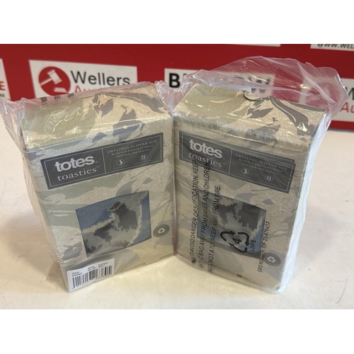 7083 - TOTES TOASTIES ORIGINAL SLIPPER SOX, ONE SIZE