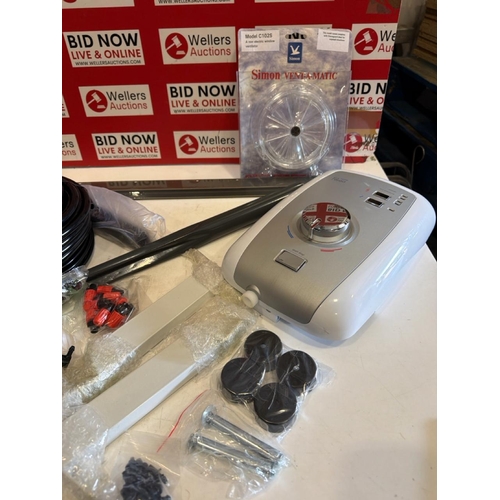 7100 - BAG OF HARDWARE INC. TRITON SHOWER UNIT