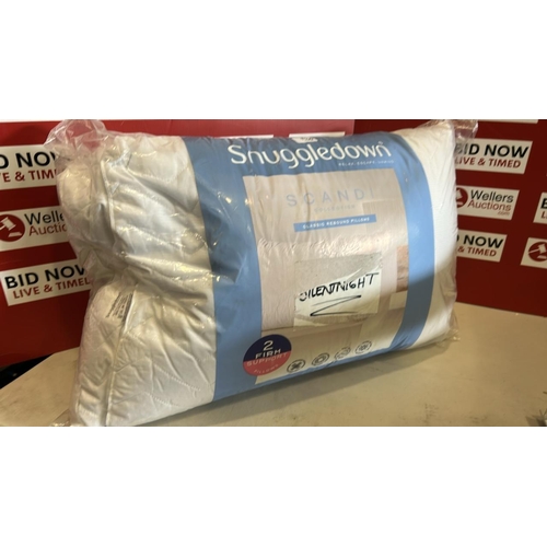 7106 - SNUGGLEDOWN SCANDI COLLECTION 2 PACK FIRM PILLOWS, NEW