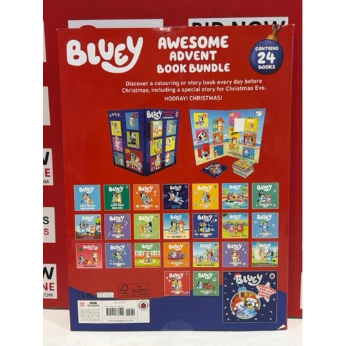 8037 - BLUEY AWESOME ADVENT BOOK BUNDLE, NEW, RRP. �25