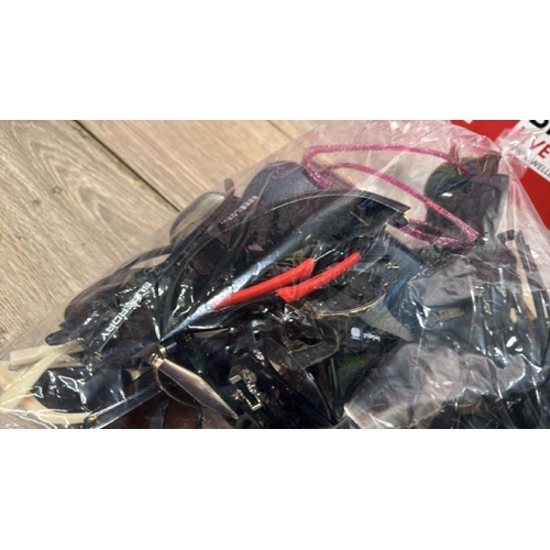 127 - BAG OF SUNGLASSES AND CASES