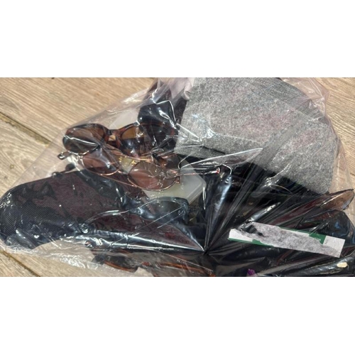 128 - BAG OF SUNGLASSES AND CASES