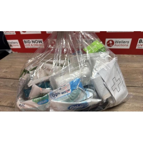 167 - BAG OF HYGIENE ITEMS