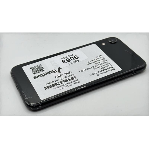 9063 - APPLE IPHONE XR / A2105 / 64GB / IMEI: 356454105706013 / I-CLOUD UNLOCKED