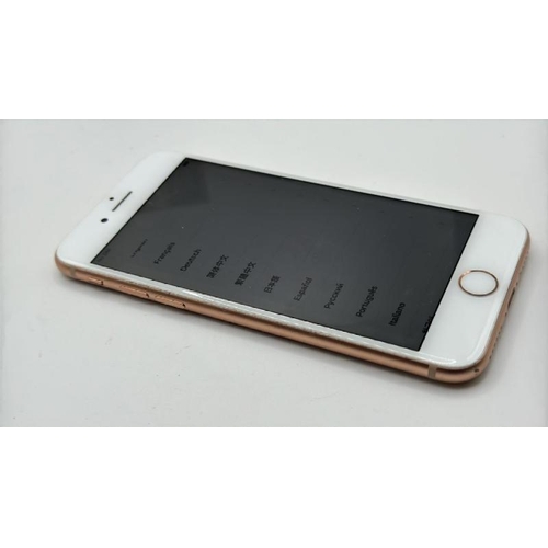 9075 - APPLE IPHONE 8 / A1905 / 256GB / IMEI: 356763082631287 / I-CLOUD UNLOCKED
