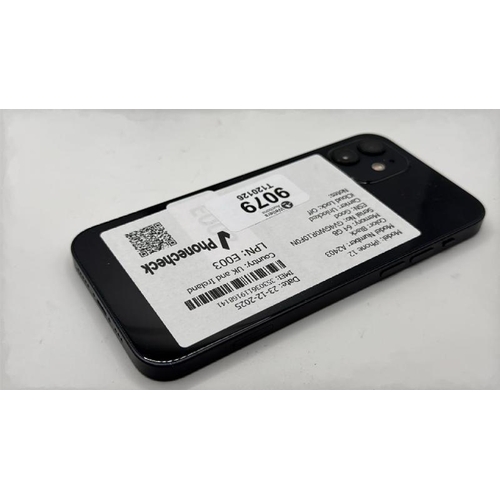 9079 - APPLE IPHONE 12 / A2403 / 64GB / IMEI: 353036119168141 / I-CLOUD UNLOCKED