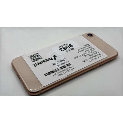 9083 - APPLE IPHONE 8 / A1905 / 64GB / IMEI: 356080097350294 / I-CLOUD UNLOCKED