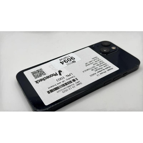 9094 - APPLE IPHONE 13 / A2633 / 128GB / IMEI: 352888218733329 / I-CLOUD UNLOCKED