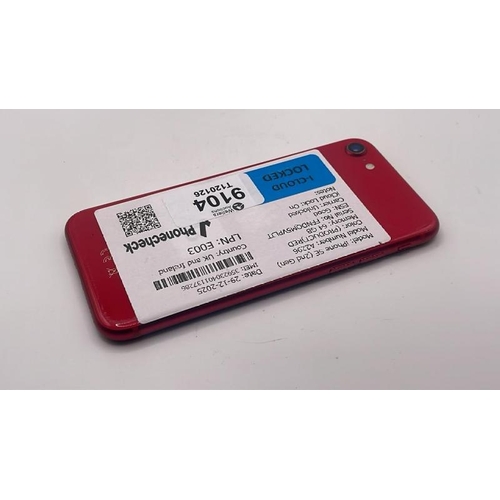 9104 - APPLE IPHONE SE (2ND GEN) / A2296 / 64GB / IMEI: 359230401137286 / I-CLOUD LOCKED