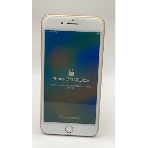 9110 - APPLE IPHONE 8 PLUS / A1897 / 64GB / IMEI: 356769081599169 / I-CLOUD LOCKED