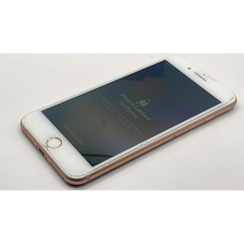 9110 - APPLE IPHONE 8 PLUS / A1897 / 64GB / IMEI: 356769081599169 / I-CLOUD LOCKED