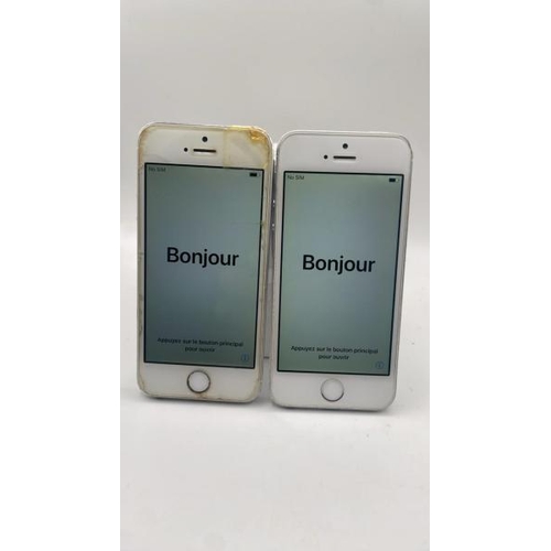 9113 - X2 APPLE IPHONES: IPHONE 5S / A1457 / 16GB / IMEI: 352019063368710 & IPHONE 5S / A1457 / 32GB / IMEI... 
