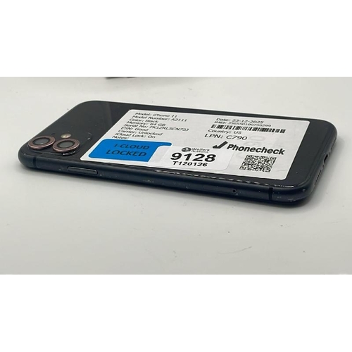 9128 - APPLE IPHONE 11 / A2111 / 64GB / IMEI: 356550100756299 / I-CLOUD LOCKED