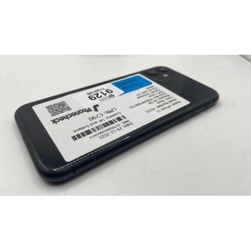 9129 - APPLE IPHONE 11 / A2211 / 64GB / IMEI: 357959803865654 / I-CLOUD LOCKED