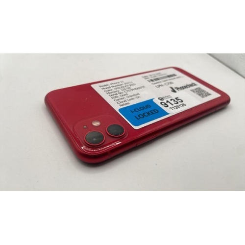 9135 - APPLE IPHONE 11 / A2111 / 128GB / IMEI: 352897110707331 / I-CLOUD LOCKED