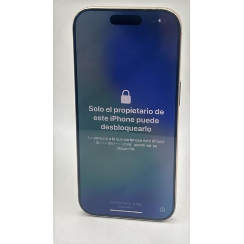 9302 - APPLE IPHONE 16 PRO / A3293 / 256 GB / IMEI: 357054880155557 / I-CLOUD LOCKED