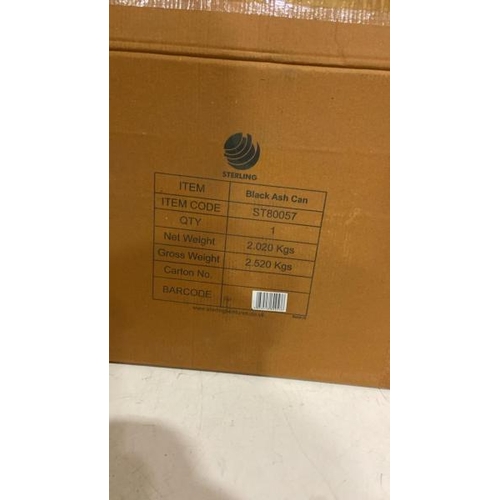 7255 - NEW STERLING BLACK ASH CAN