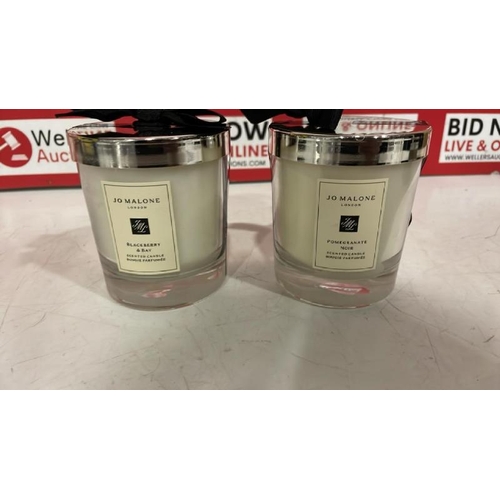 3019 - X2 NEW JO MALONE 200G CANDLES INCL. BLACKBERRY & BAY, AND POMEGRANATE NOIR