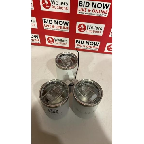 3022 - X3 NEW INSULATED COFFEE MUGS