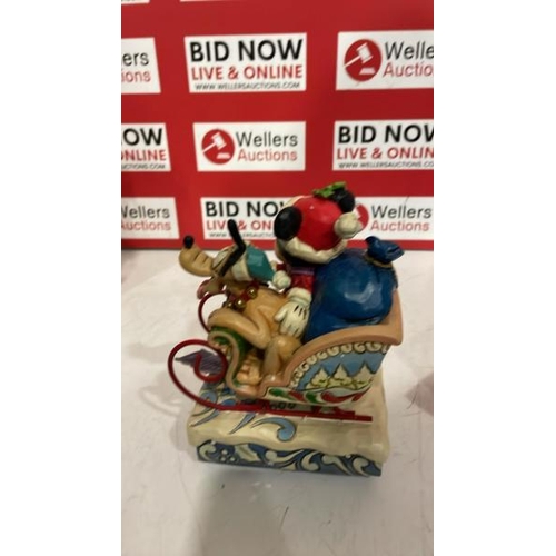 3028 - NEW DISNEY SHOWCASE COLLECTION JINGLE BELLS MUSIC BOX