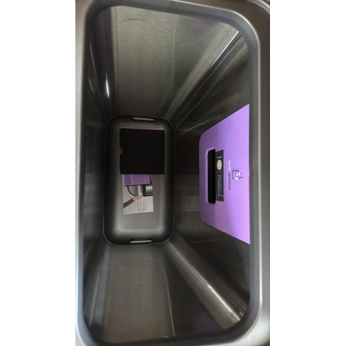 44 - SIMPLE HUMAN 55L STEP ON BIN WITH LID /UP