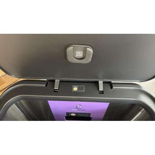 44 - SIMPLE HUMAN 55L STEP ON BIN WITH LID /UP