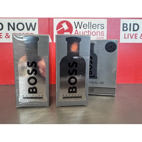 4113 - HUGO BOSS: BOSS BOTTLED GIFT SET 2 X 30ML EAU DE TOILETTE / NEW & SEALED