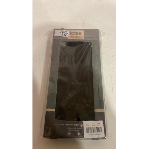 8020 - TOATES TOASTIES  STRETCH GLOVES WITH SMART TOUCH.