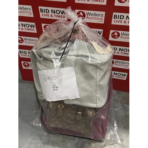 1174 - BAG OF NEW & PRE-OWNED BAGS & HANDBAGS