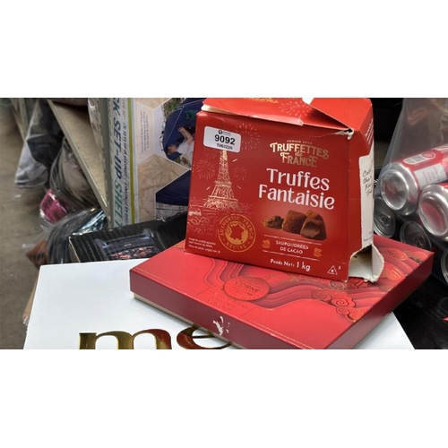 9092 - ASSORTED CHOCOLATES INCL. BELGIAN TRUFFELS