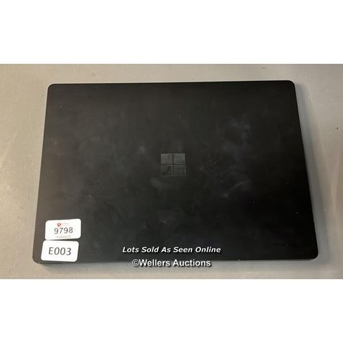 47 - MICROSOFT SURFACE 4 / 16GB RAM / INTEL CORE I7-1185 G7 @ 3.00GHZ / 256GB SSD / WINDOW 11 / SOLD AS S... 