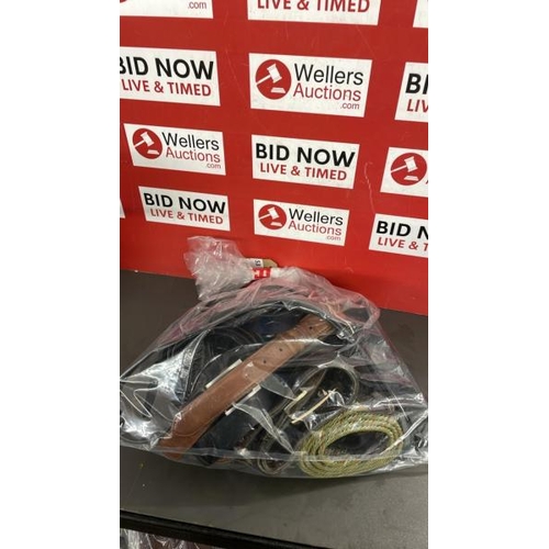 7683 - BAG OF BELTS