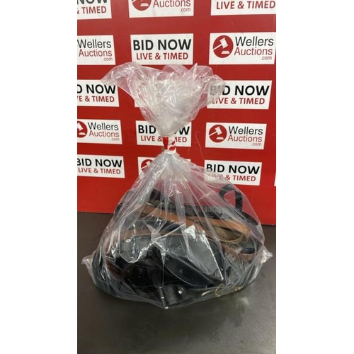 7684 - BAG OF BELTS
