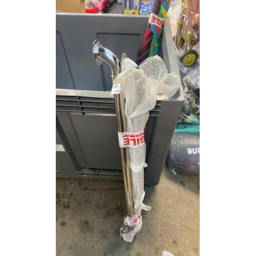 7760 - POLISHED STAINLESS STEEL GRAB RAIL X2