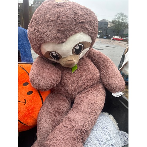 7837 - SLOTH TOY - BIG SIZE - BROWN