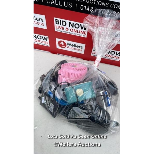 5782 - BAG OF MIXED INC. MOUSE, FAN, CALCULATOR