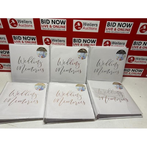 1331 - X6 NEW WEDDING PHOTO ALBUMS