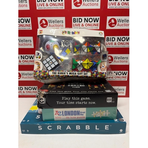 3058 - X4 MIXED GAMES AND PUZZLES INC. RUBIKS