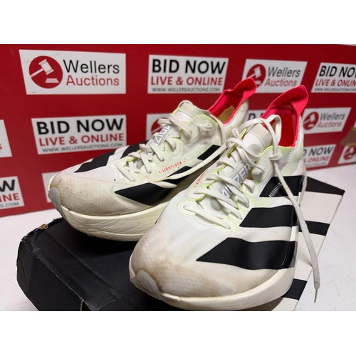 3095 - PRE-OWED ADIDAS ADIZERO TRAINERS, UK 8