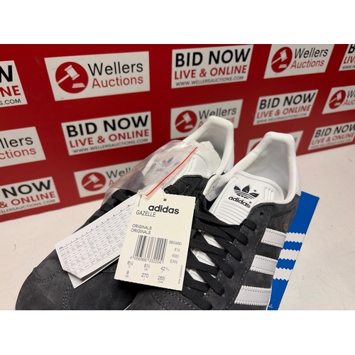 3097 - NEW ADIDAS GAZELLE TRAINERS, UK 8.5